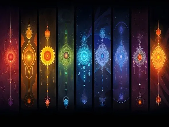 Les 7 chakras et leurs couleurs, de la racine à la couronne