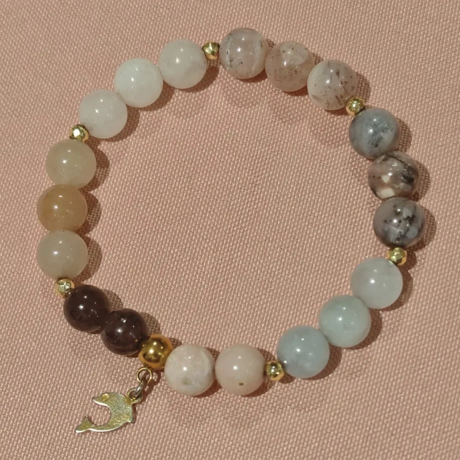 Bracelet Chemin de vie sur mesure en pierres naturelles
